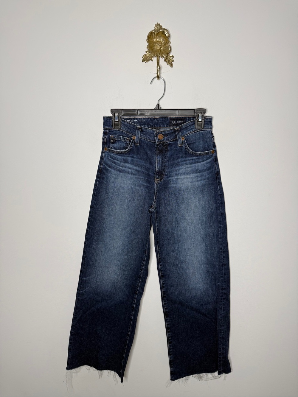 AG Adriano Goldschmied Saige Wide Leg Crop 25